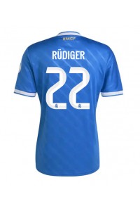 Real Madrid Antonio Rudiger #22 Jalkapallovaatteet Kolmaspaita 2025-26 Lyhythihainen